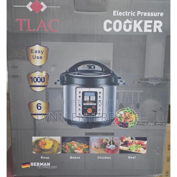 Tlac Electric Pressure Cooker, 6ltr, 1000w, Digital Panel,