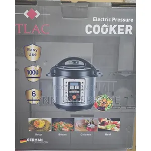 Tlac Electric Pressure Cooker, 6ltr, 1000w, Digital Panel,