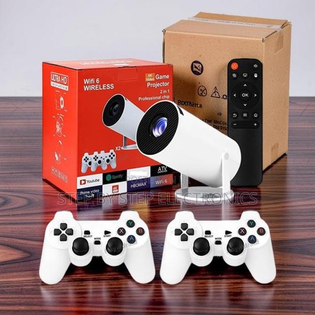 Sleek Compact HY300 Pro+ 2 in 1 3D Game Gaming Android Projector - thumbnail 2