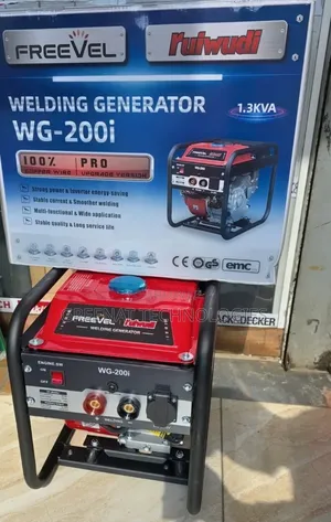 FREE VEL RUIWUDI Welding Generator WG-200i
1.3KVA 100% Copper Wire