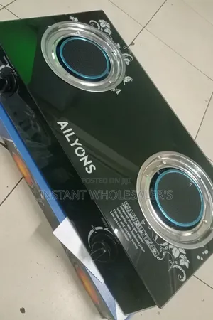Glass Top 2 Burner Gas Cooker