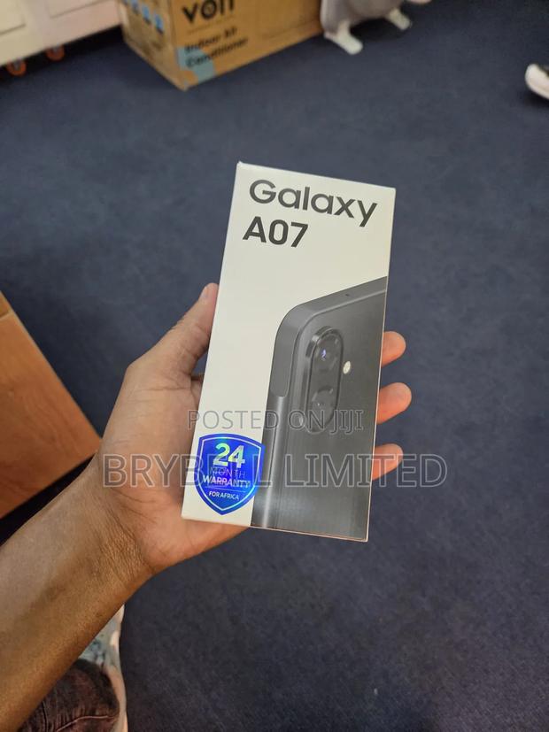 New Samsung Galaxy A07 4G 64 GB Black - main view
