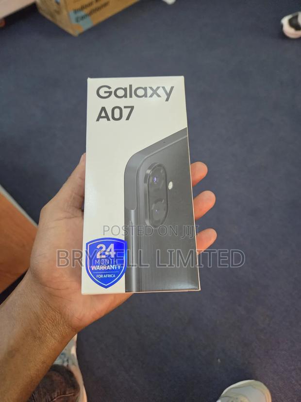 New Samsung Galaxy A07 4G 64 GB Black - thumbnail 3