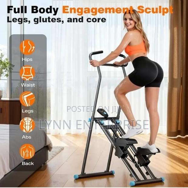 Stair Stepper Climber Stride Machine for Home Gym With Adjustable
