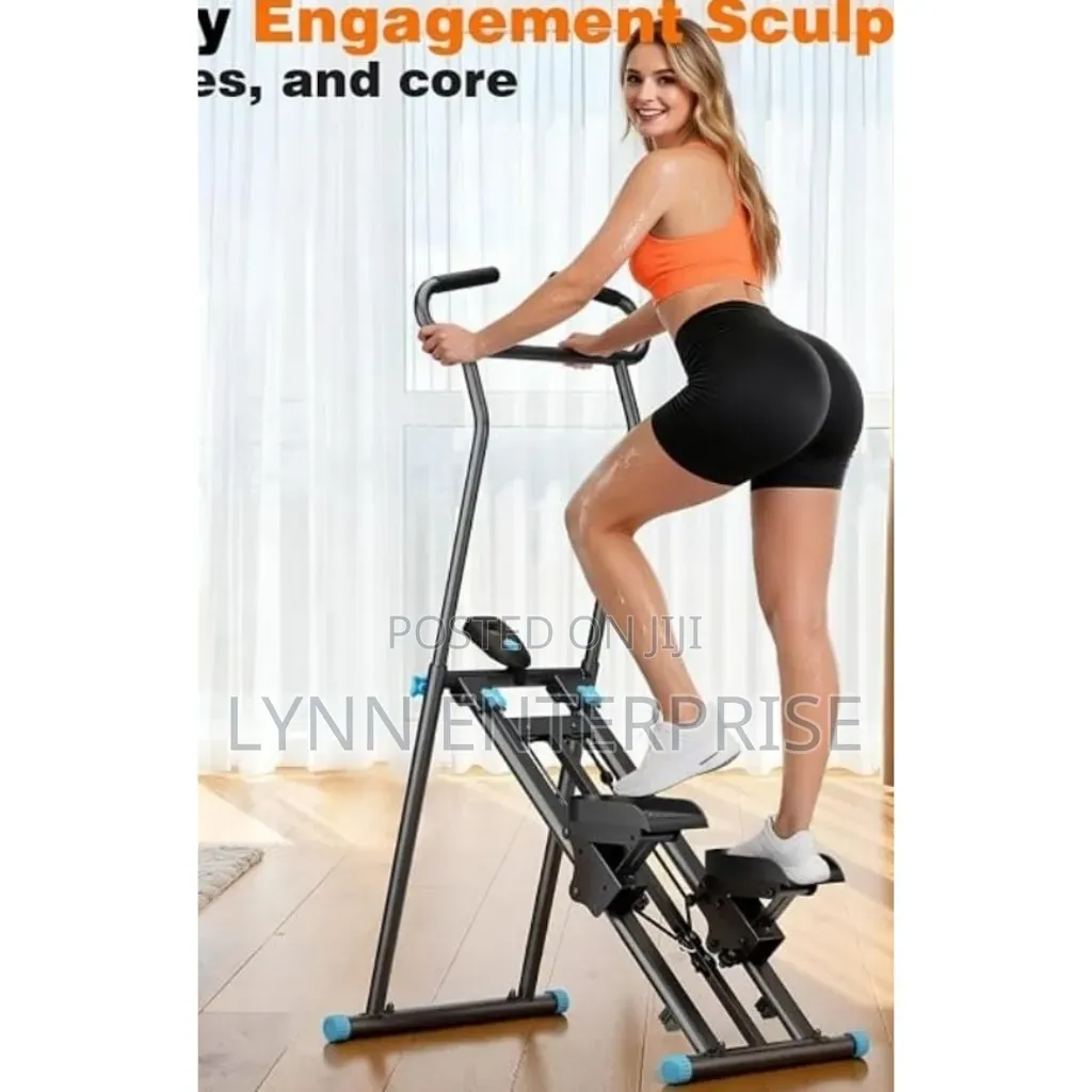 Stair Stepper Climber Stride Machine for Home Gym With Adjustable