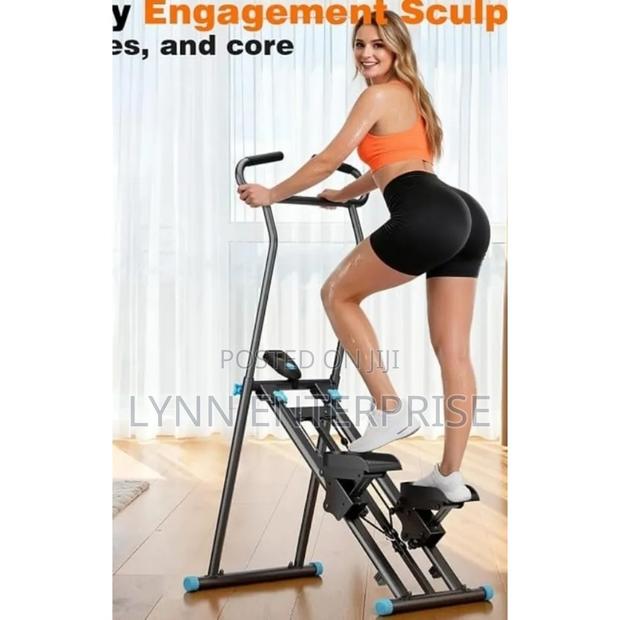 Stair Stepper Climber Stride Machine for Home Gym With Adjustable - thumbnail 2