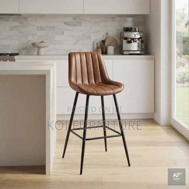 Barstools; Leather Home Counter Barstool