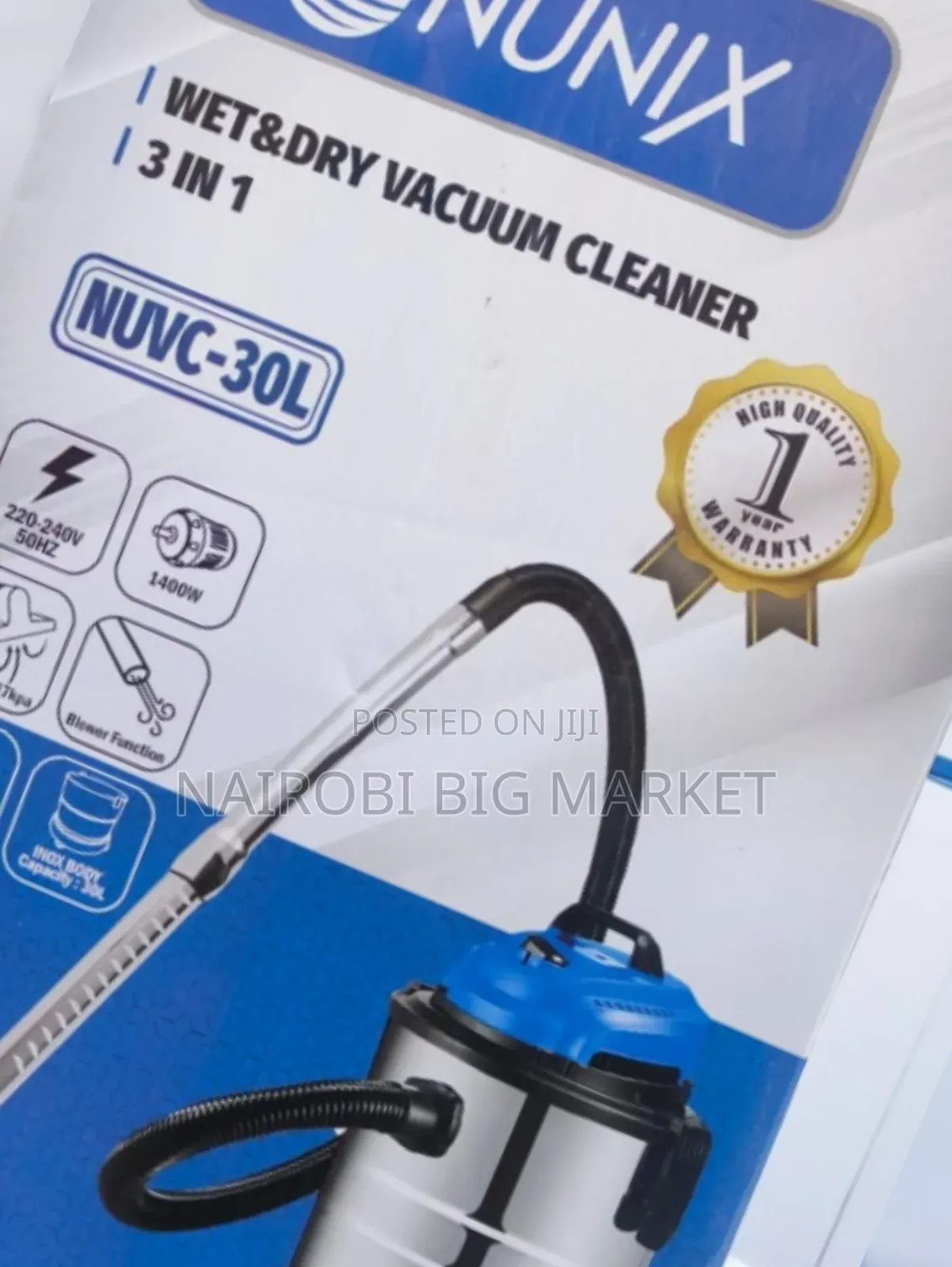 30l Nunix Wet Dry Vacuum Cleaner