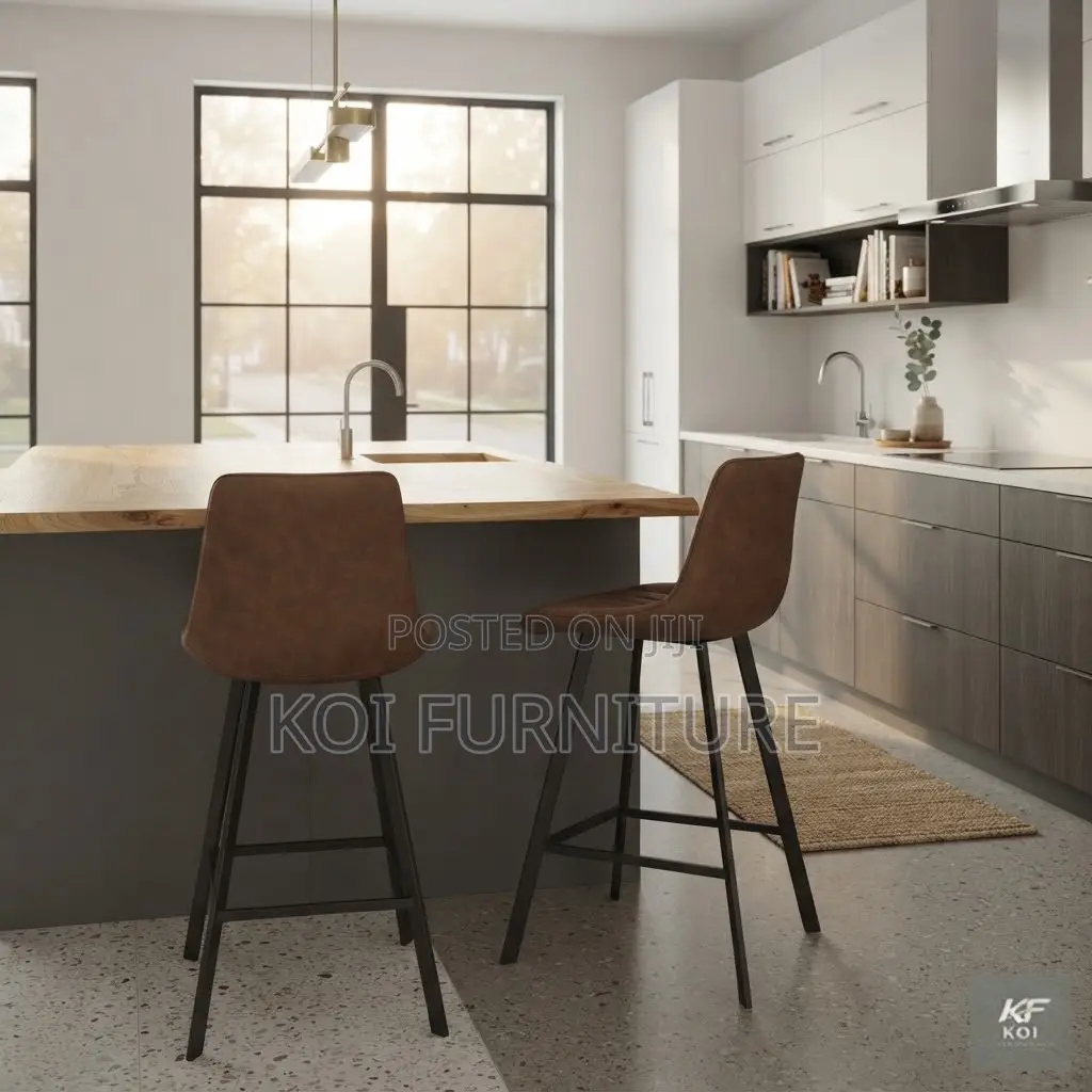 Barstools; Leather Home Counter Barstool