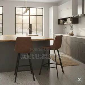 Barstools; Leather Home Counter Barstool