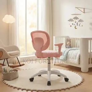 Home Chairs; Clerical Home Pink Work Chairs