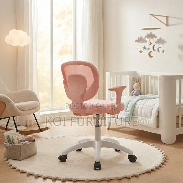 Home Chairs; Clerical Home Pink Work Chairs - thumbnail 3