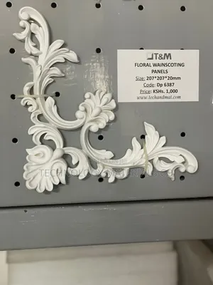 Floral Wainscoting Panel