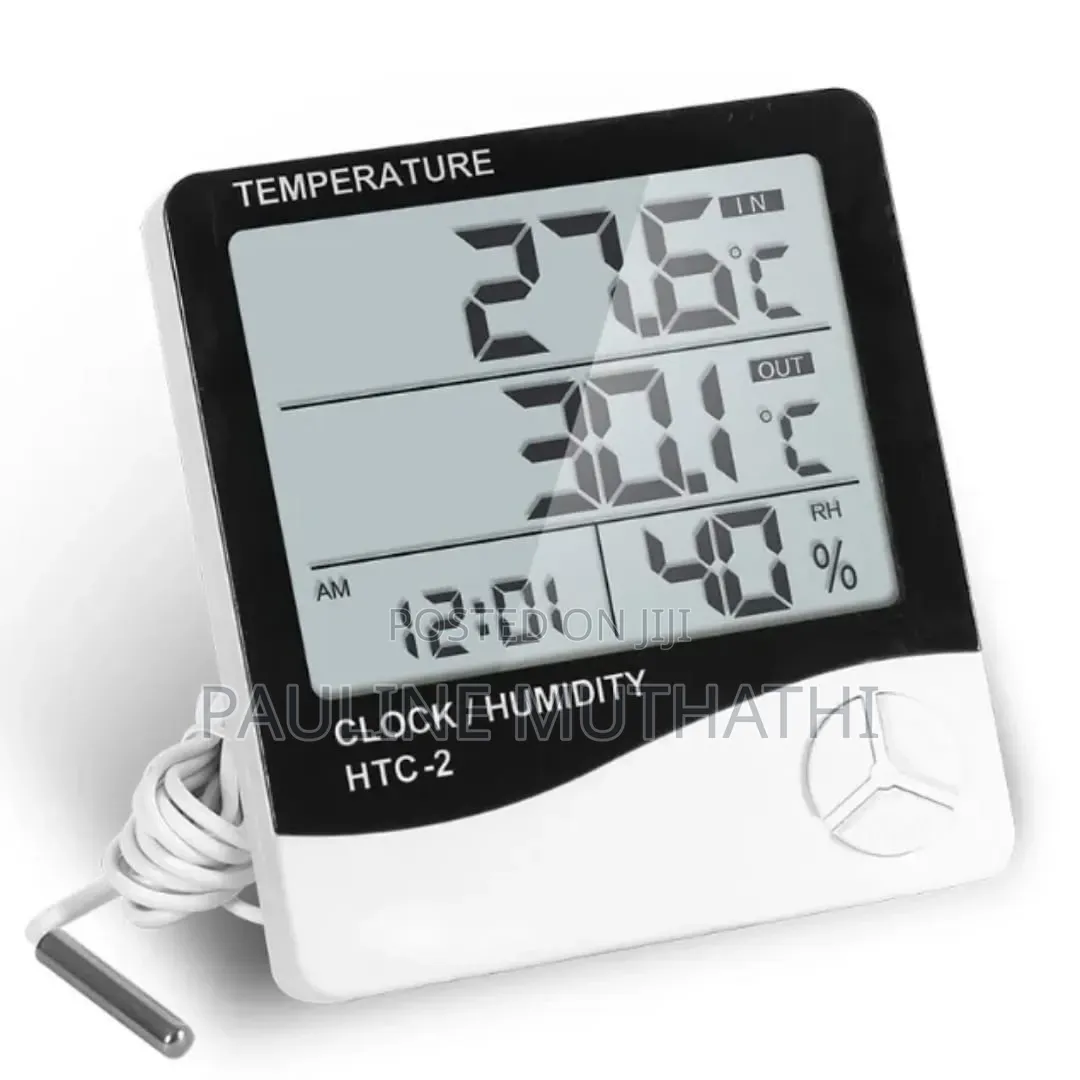 Thermometer --Hygrometer Temperature Clock(HTC 2)