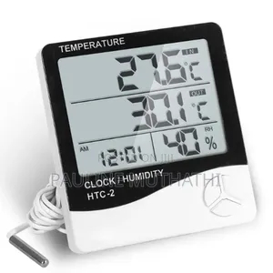 Thermometer --Hygrometer Temperature Clock(HTC 2)
