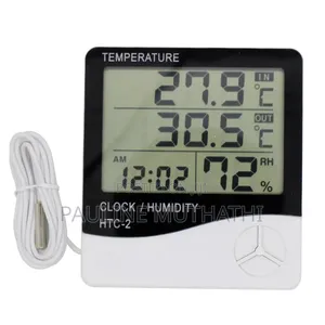 Thermometer --Hygrometer Temperature Clock(HTC 2)