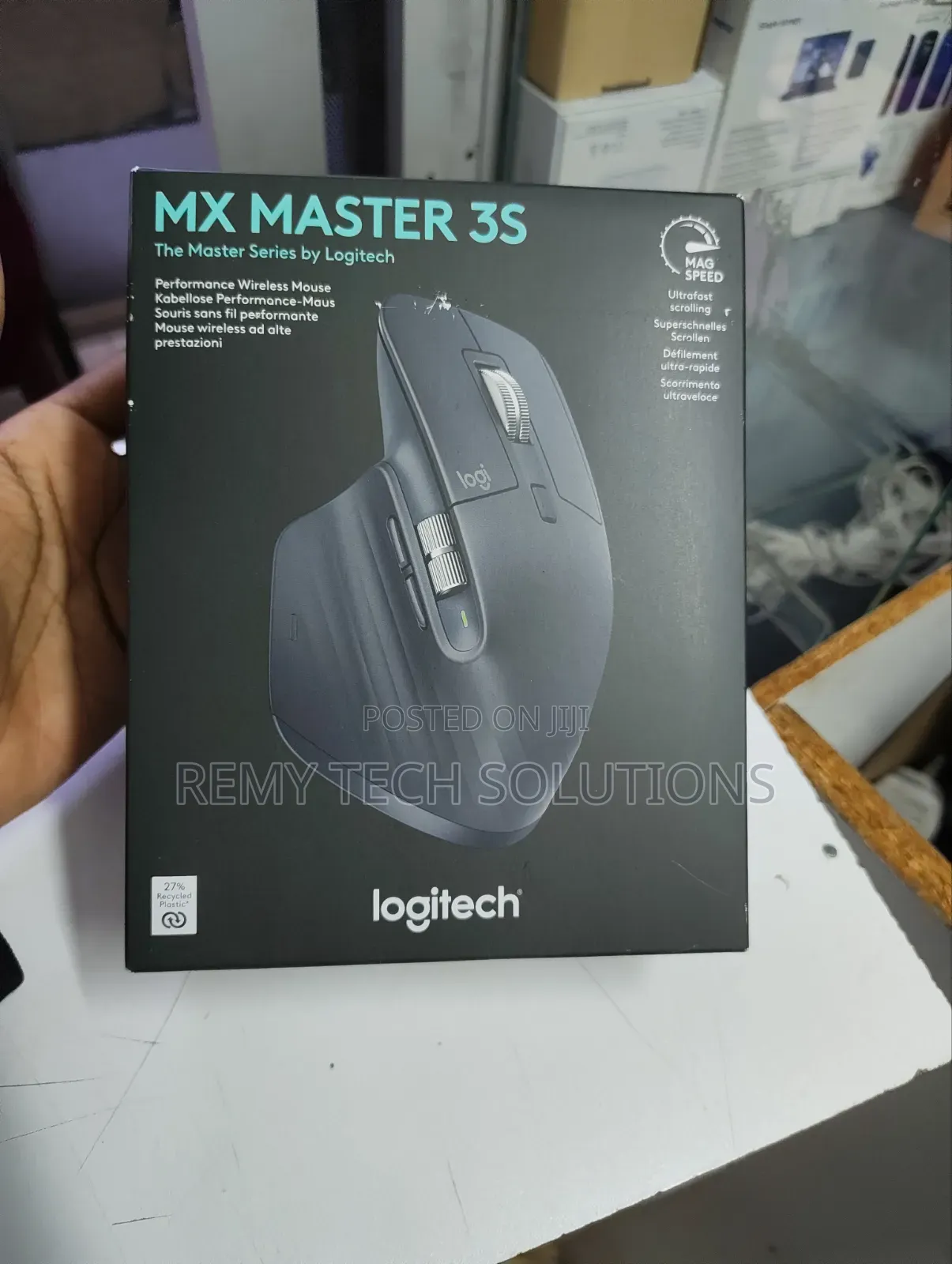 Logitech MX Master 3s Bluetooth Rechargeable Mouse