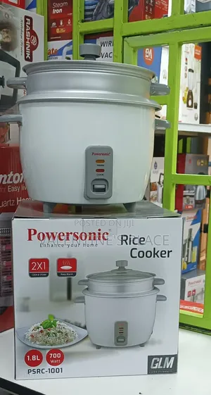 Powersonic Rice Cooker - PSRC1001
Capacity : 1.8ltrs