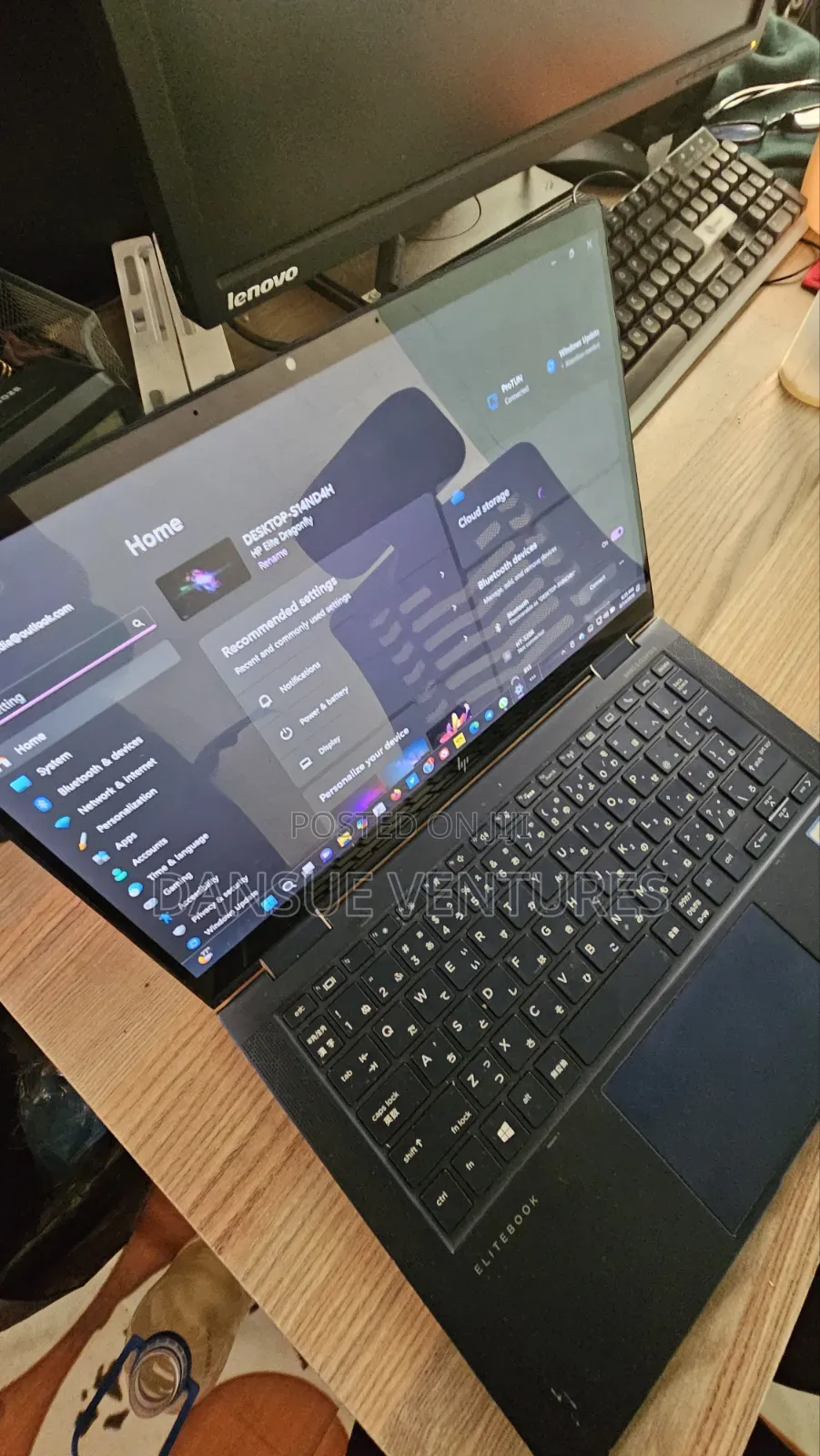 Laptop HP Elite Dragonfly x360 11th Gen 8GB Intel Core i5 HDD+SSD 512GB