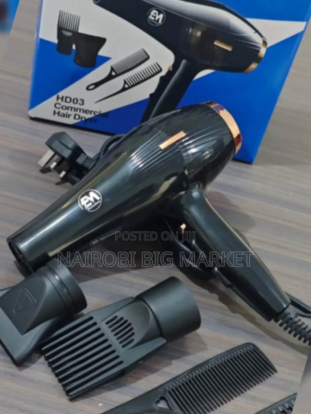 Electromate Commercial Hair Dryer With Accessories