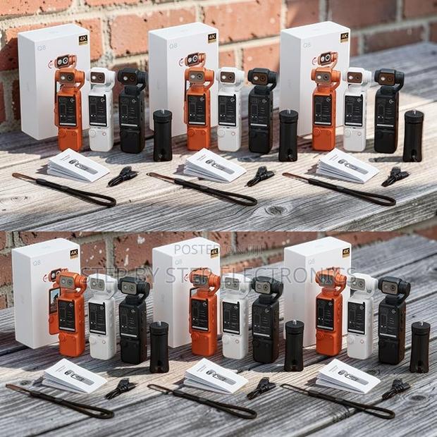 Handheld Compact Q6,Q7,Q8 Rotating Video Recording Action Cameras