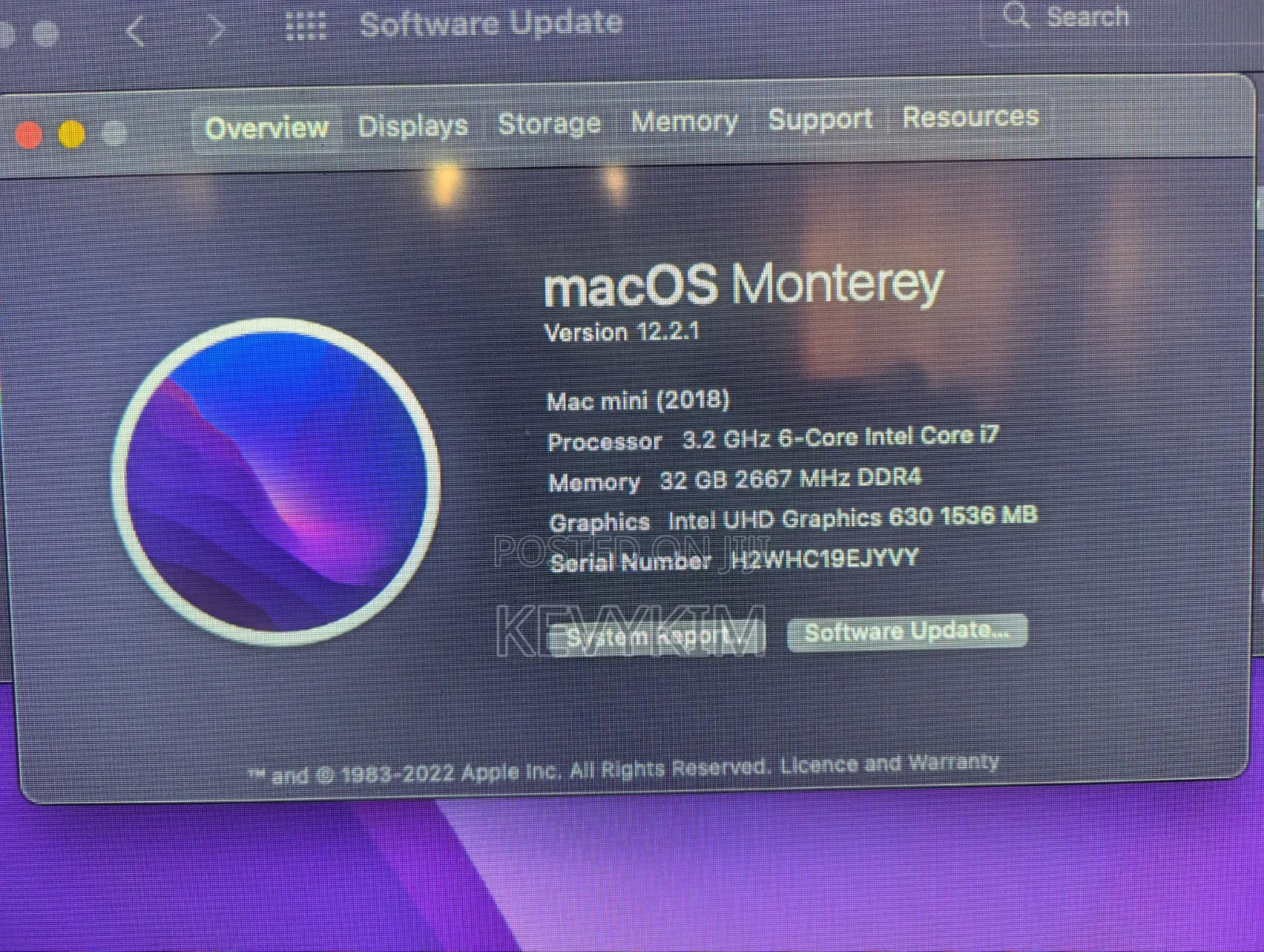 New Desktop Computer Apple Mac Mini 32GB Intel Core i7 SSD 128GB