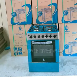 Standing Cooker Euroken 60 by 65 3+1 With Electric Double Heater Oven