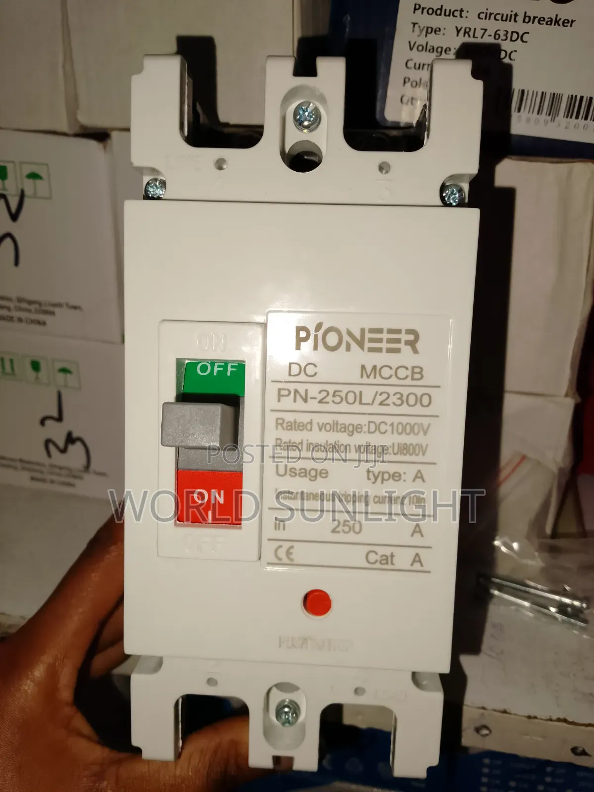 2pole 250a Dc McCb