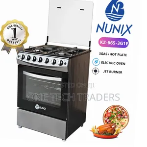 60×65 3+1 Freestanding Cooker With Electric Oven and Jet Valve