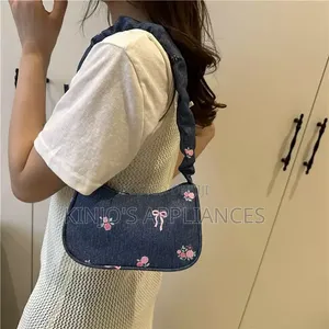 Jeans Bow Shoulder Bag