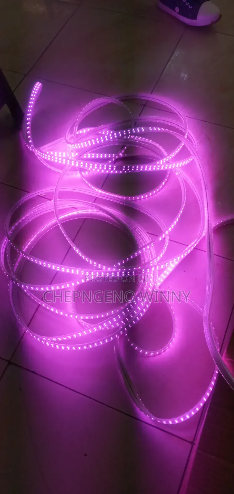 Pink Strip Lights in Metres