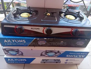 Ailyons 3-Burner Stainless Gas Stove – Modern Efficient Cooker