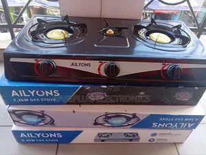 Ailyons 3-Burner Stainless Gas Stove – Modern Efficient Cooker