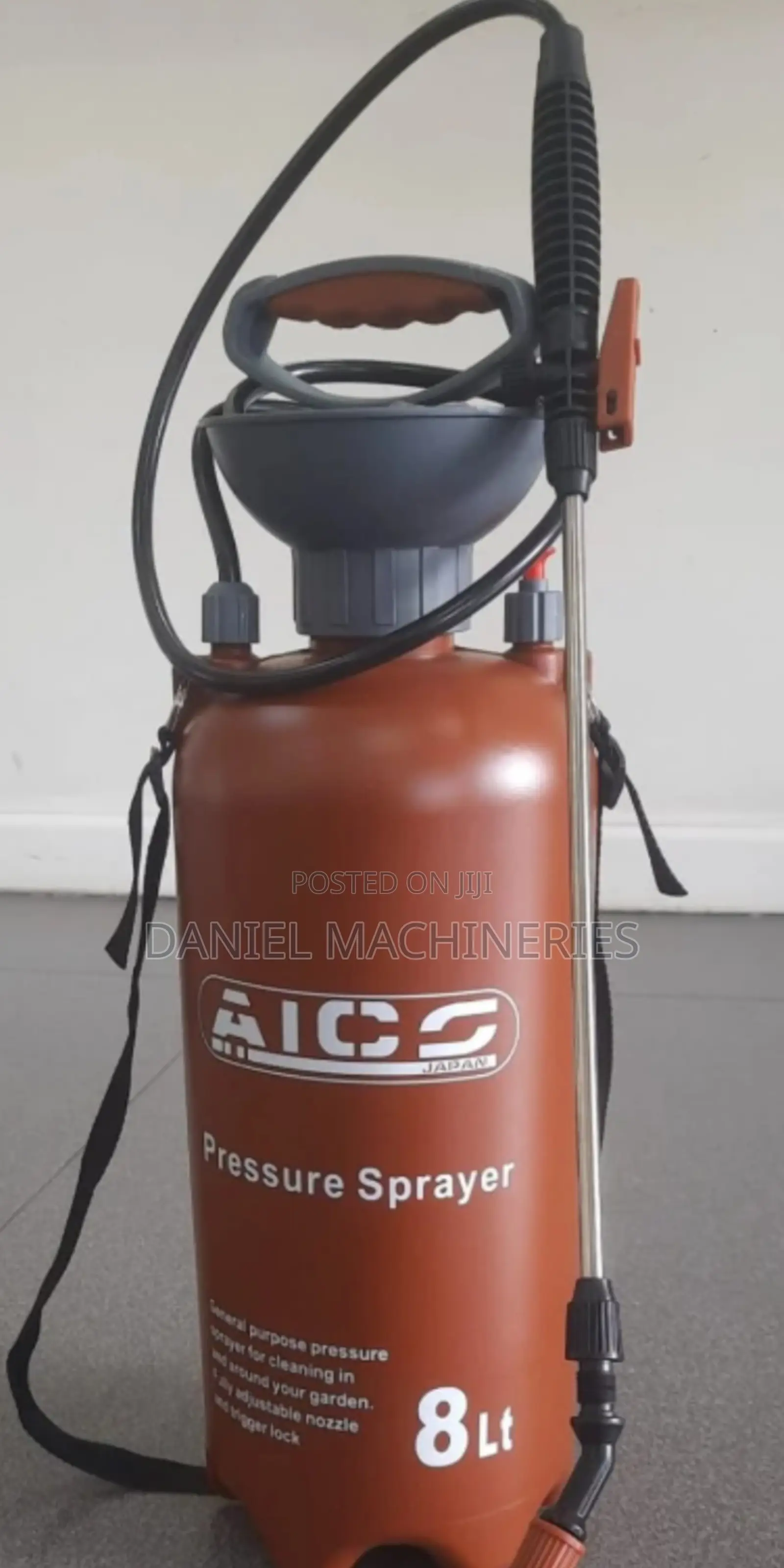 Aico Japan Shoulder Strap Manual Sprayer 8 Litres