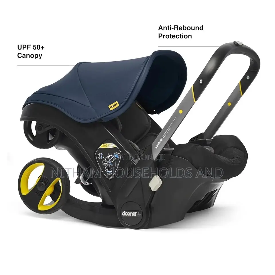 Doona Max 2 in 1 Baby Car Seat Travel Stroller Nitro Black