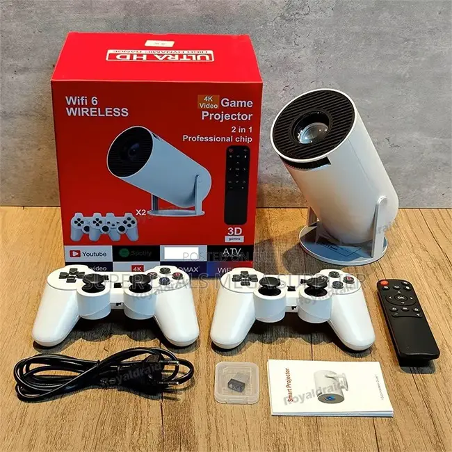 Wireless HY300 Pro+ 2 in 1 3D Game Gaming Android Projector