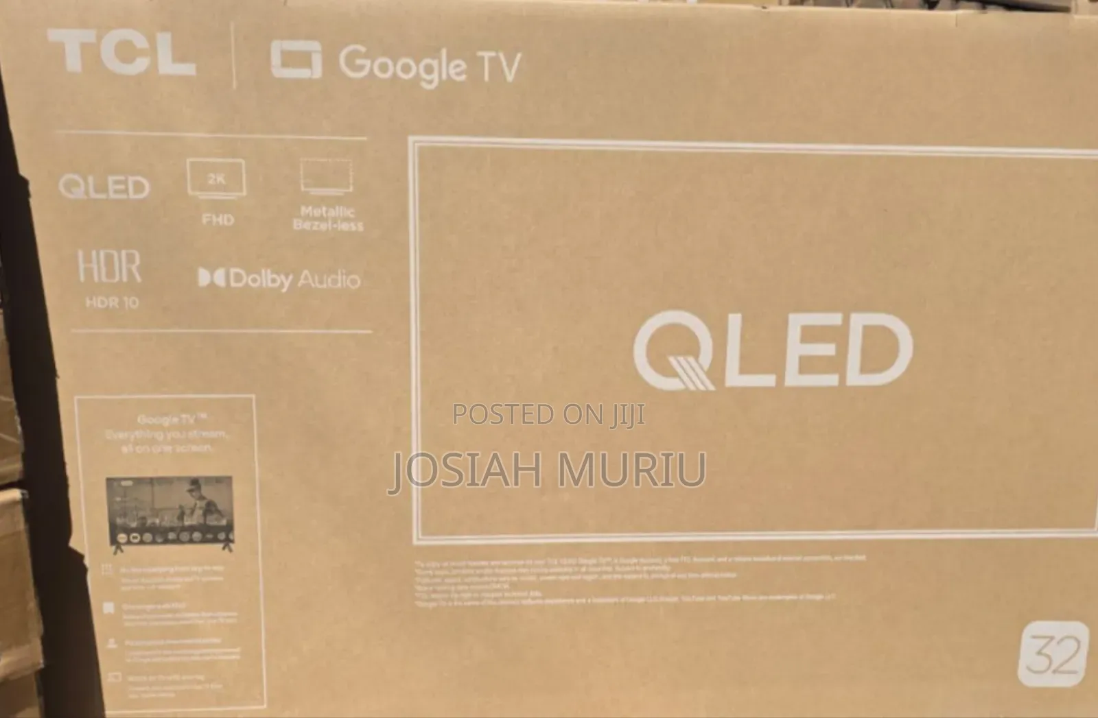 32 Inch TCL QLED Google TV Wifi Usable