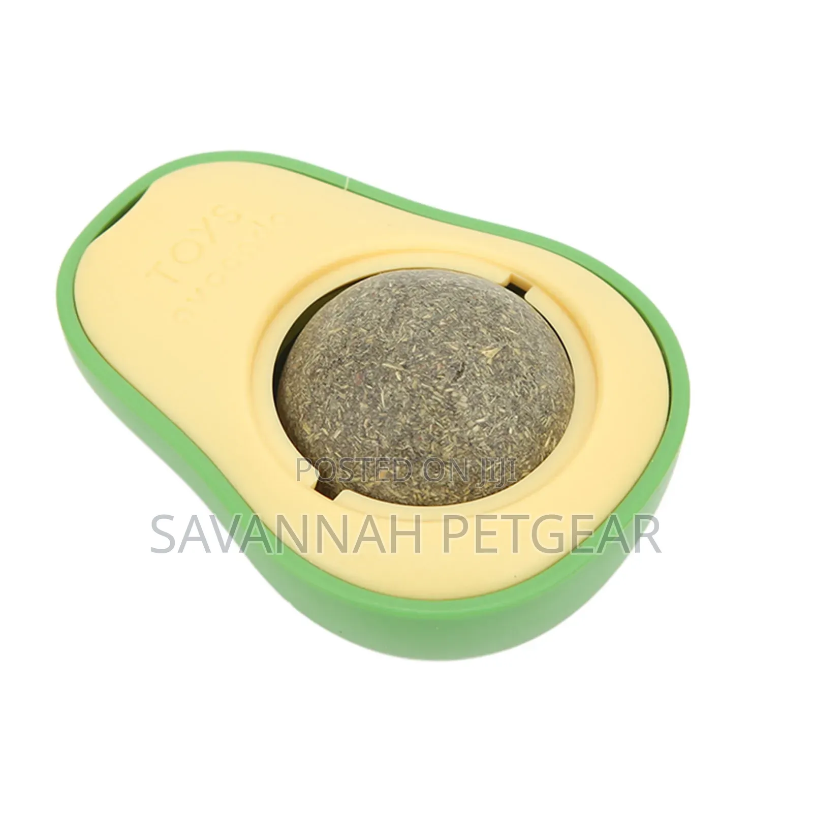 Catnip Ball, Rotatable Avocado Shape Cat Lick Ball Toy for Indoor