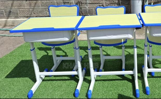 Modern School Locker Desk Chair Set