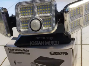 Powerful 3 Head Solar Outdoor Streetlight