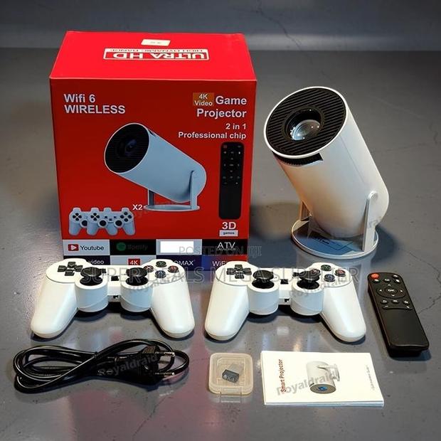 High Resolution HY300 Pro+ 2 in 1 3D Game Gaming Android Projector - thumbnail 2