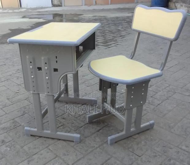 Adjustable School Desk Locker With Chair | Modern Student Study Desk
