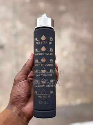 3 in 1 Black Water Bottle