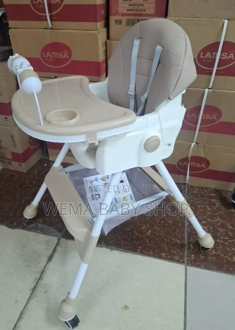 High Convertible Baby Feeding Chair