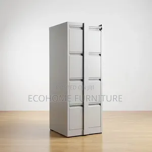 Office Filing Cabinet | 4 Drawer Steel Cabinet With Security Bar