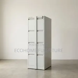 Office Filing Cabinet | 4 Drawer Steel Cabinet With Security Bar