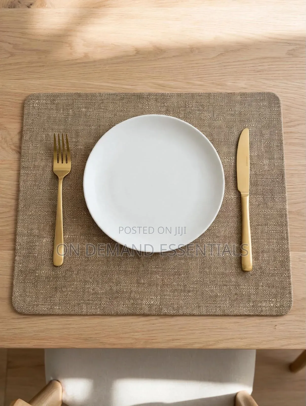 Linen Look Wipeable Placemats/Tablemats