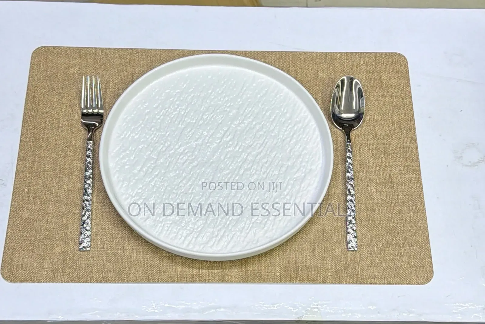 Linen Look Wipeable Placemats/Tablemats