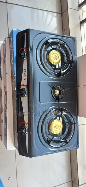 AILYONS 3 Burner Stainless Steel Gas Stove