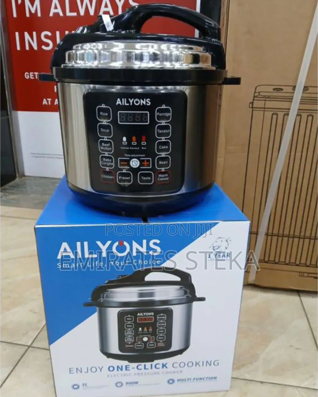 AILYONS Electric Pressure Cooker - 5L